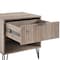 Manhattan Comfort DUMBO 1.0 Nightstand in Rustic Grey, 2PK 2-NS001-GY - alternate 7